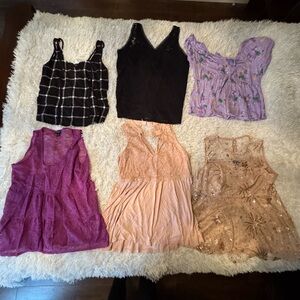 Torrid Women's Tops Collection - Black, Purple, Pink, Peach, Tan